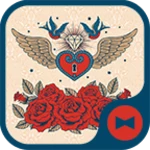 Logo of Classic Love Tattoo android Application 